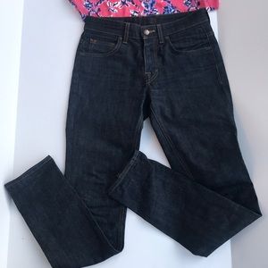 DSTLD Cigarette Jeans in Dark Blue size 28 x 32